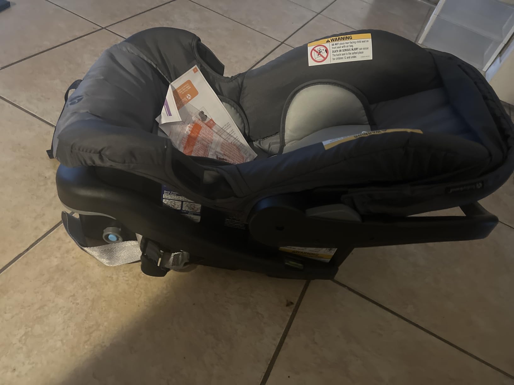 Baby Trend EZ-Lift™ Plus Infant Car Seat, Dash Black – Newborn Comfort Padding, Lightweight Carry Build, Adjustable Harness System customer photo 1
