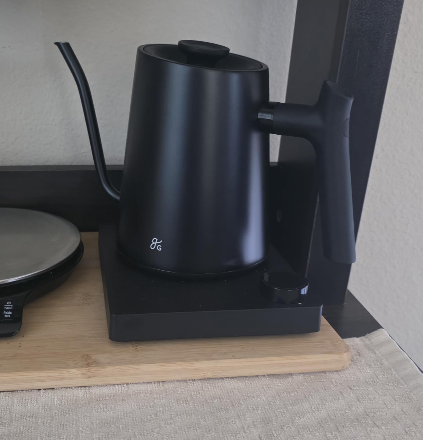 Greater Goods Gooseneck Electric Kettle, 1200W Temperature Control, 0.8L customer photo 1