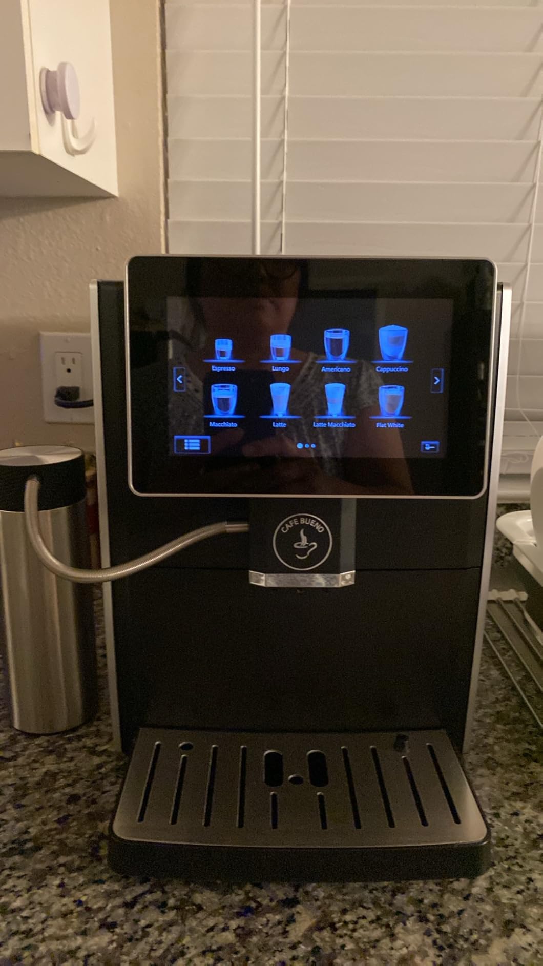 Cafe Bueno Super Automatic Espresso Machine For Home - Coffee Machine With Grinder & Milk Frother For Latte, Cappuccino, Macchiato - Auto Wake & Sleep – All Milk Types customer photo 1