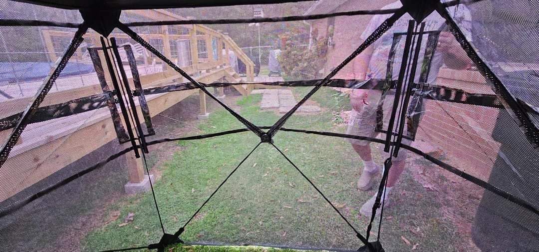 Hunting Blind,Hunting Chair Ground Blind,See Through Deer Blinds,Portable Camouflage Pop Up Blinds customer photo 2