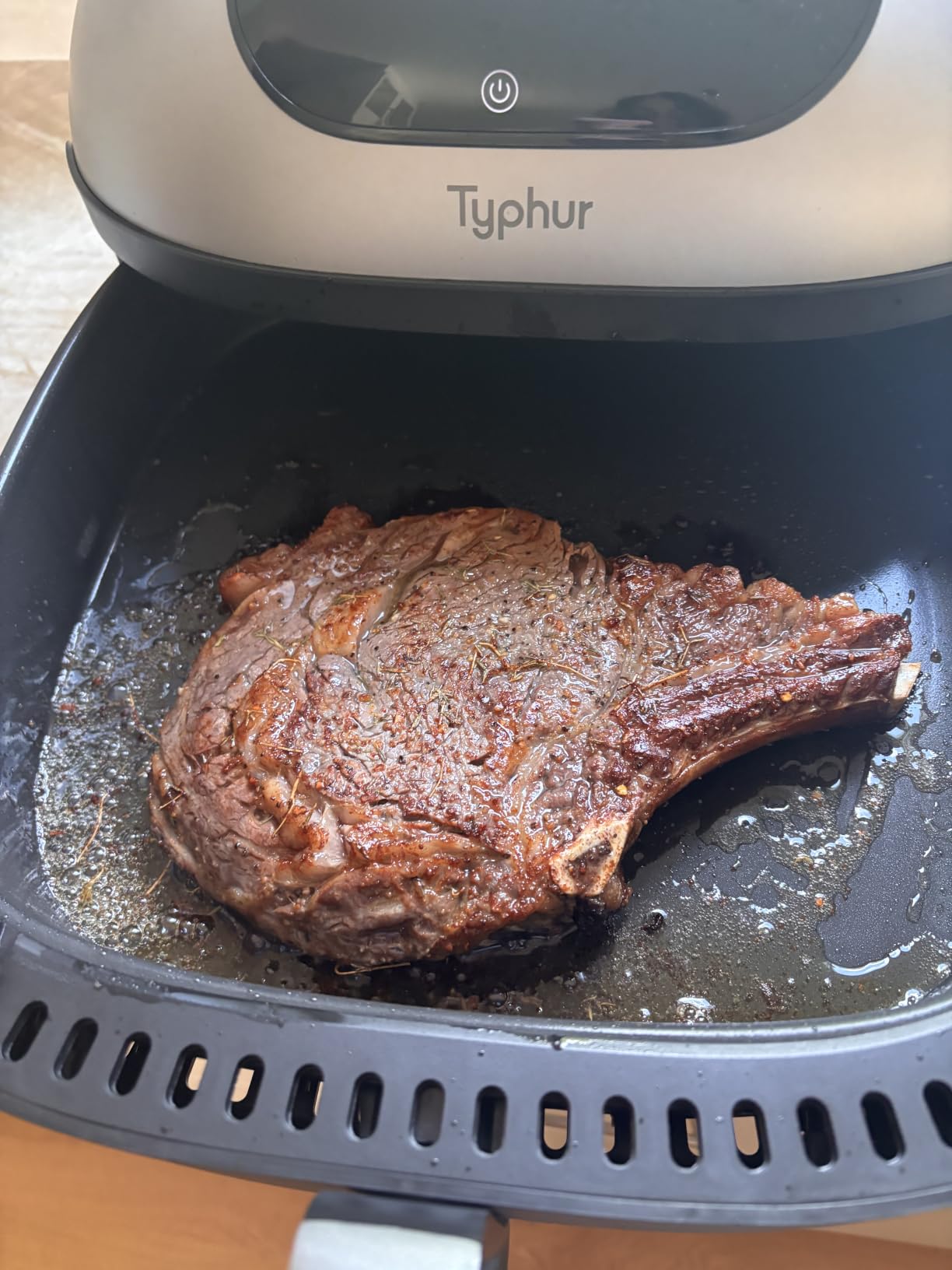 Typhur Dome 2 Large AI Smart Air Fryer, 15-in-1 Dual Heating, Self-Cleaning customer photo 1