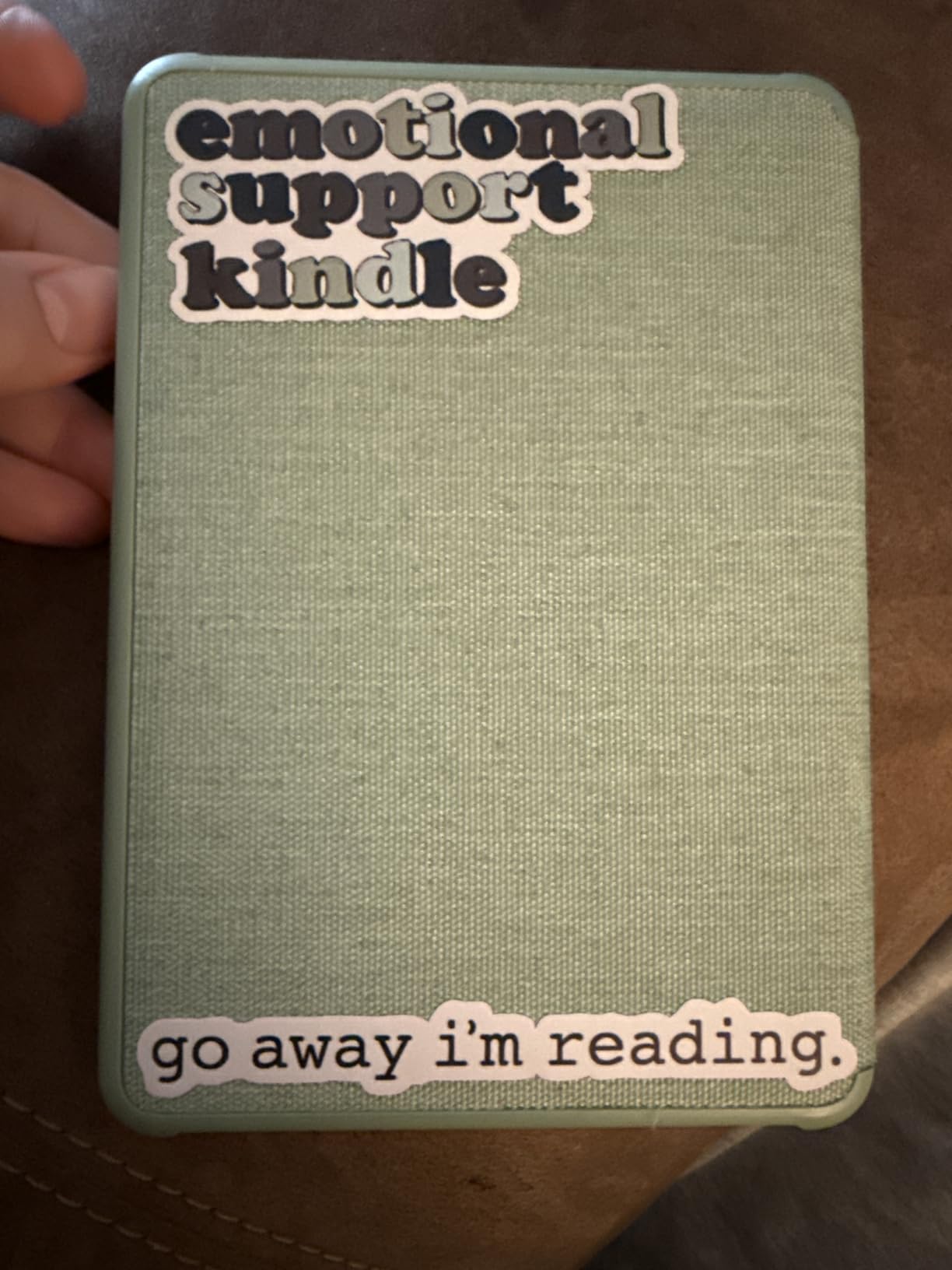 Amazon Kindle Case, Thin and Lightweight, Foldable Protective Cover - Fabric customer photo 2