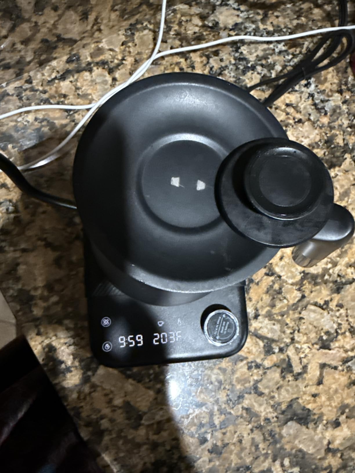 Gooseneck Electric Kettle HIYAKOI with ±1℉ Temperature Control, Pour Over Kettle for Coffee & Tea, 1200W Rapid Heating, Stainless Steel Water Boiler with 12H Keep Warm & Built-in Timer, 0.8L/27oz customer photo 2