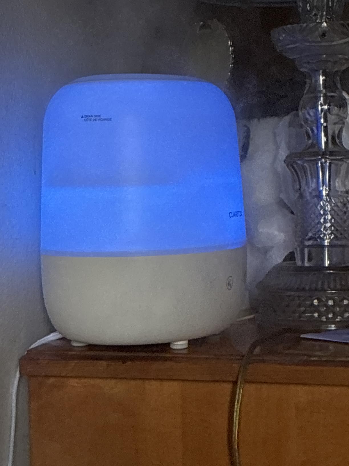 Clarston Humidifiers for Bedroom, 2L Cool Mist Humidifier, 24dB Quiet Sleep customer photo 2