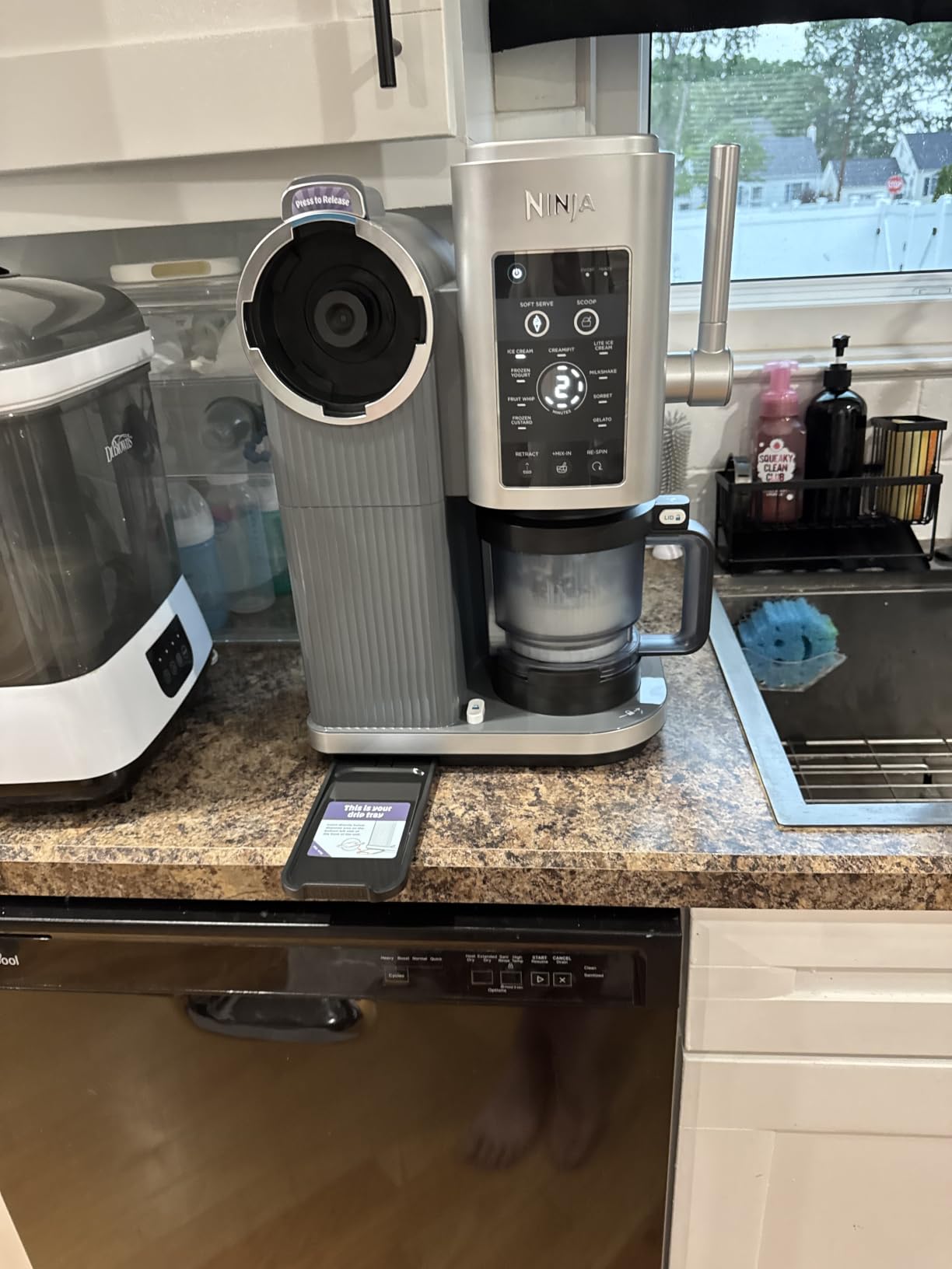 Ninja Creami Scoop & Swirl 13-in-1 Ice Cream and Soft Serve Maker, NC701 customer photo 2