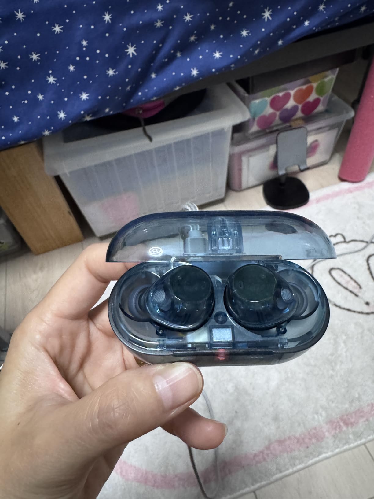 Sony WF-C710N Truly Wireless Noise Cancelling Earbud Headphones, Glass Blue customer photo 1