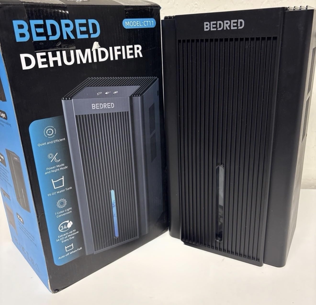 BEDRED Dehumidifier, 95Oz Dehumidifier for Home 1000 Sq.Ft customer photo 1