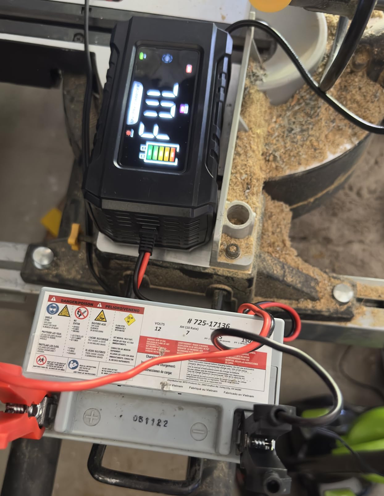 PZ.P 15-Amp 12V/24V Smart Battery Charger, Maintainer & Trickle Charger for LiFePO4, Lead Acid Batteries - Fully Automatic 9-Stage Charging w/Temp Compensation for Motorcycle Car Truck Lawnmower Boat customer photo 2