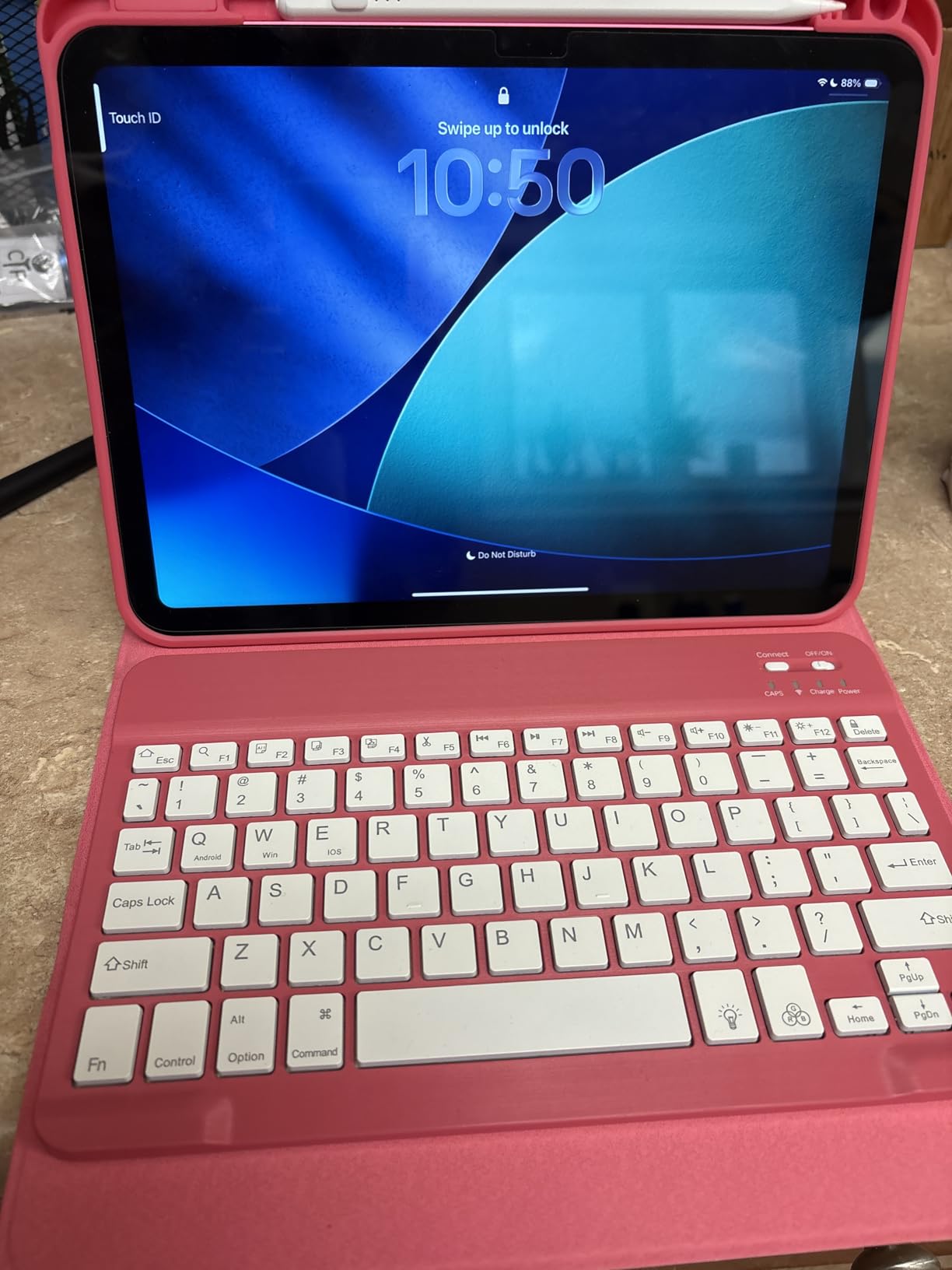 Hamile for iPad A16 11th 10th Generation Case with Keyboard - Wireless customer photo 2