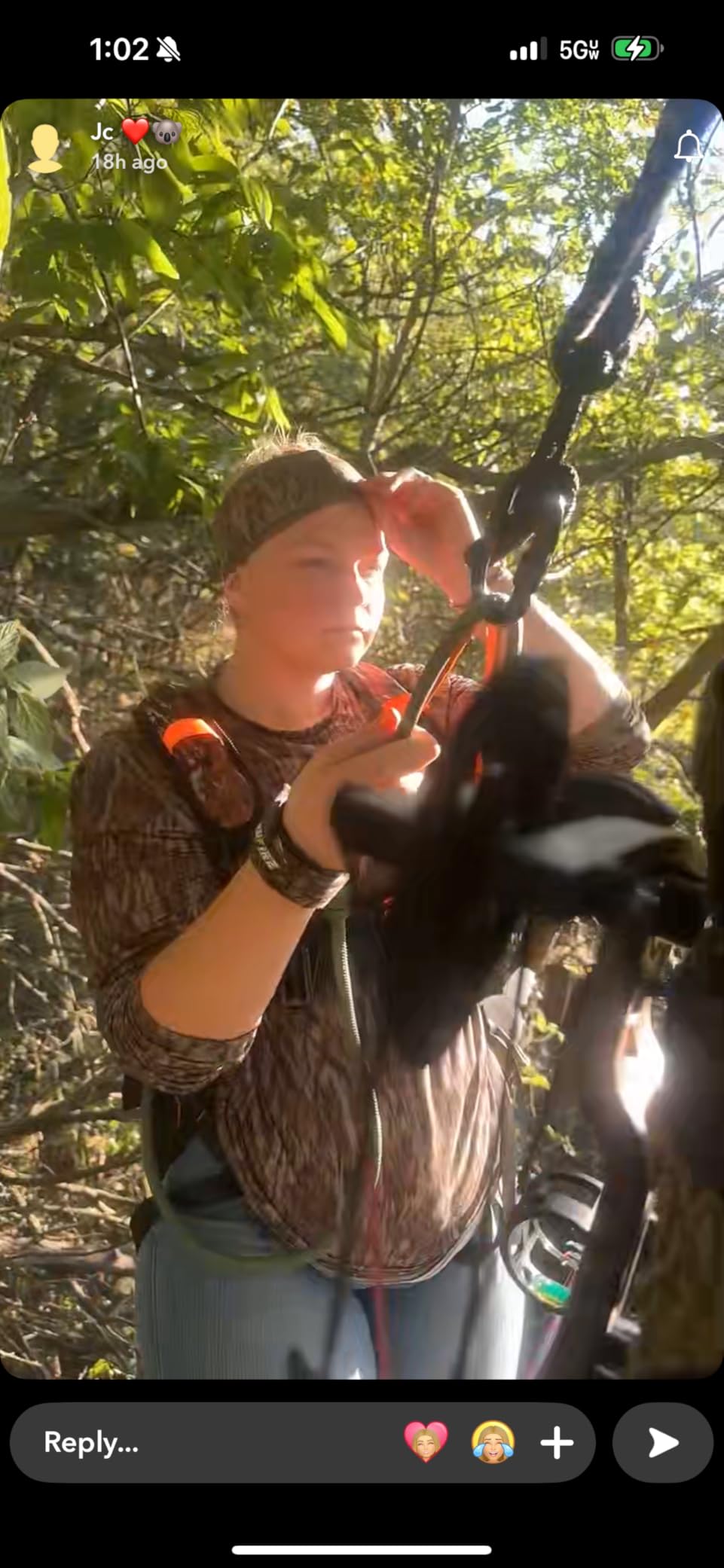 Kalkal Complete Tree Saddle Hunting System, Hunting Saddle Kit with Aluminum Tree Saddle Platform, Tree Saddle Safety Harness, Tree Straps and Safety Rope customer photo 2