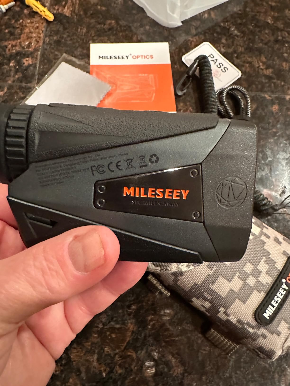 MILESEEY IONJET Hunting Rangefinder, 8000 Yds, 7.5X, Ballistic/Arch/P2P/LOS customer photo 2