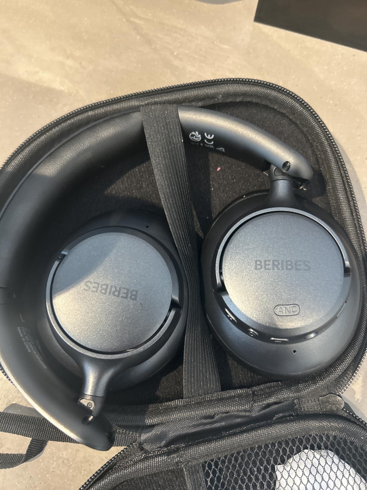 BERIBES Hybrid Active Noise Cancelling Headphones Wireless Over Ear 70Hours customer photo 1