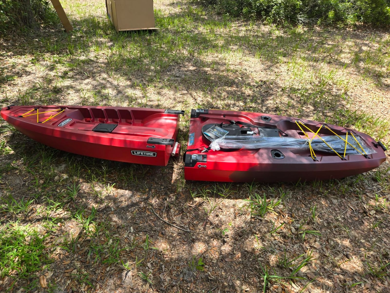 Lifetime Lockport 94 Modular Sit-on-Top Kayak with Paddle, Two-Piece Design with SlideLock System, Rod Holders, Adjustable Seat customer photo 2