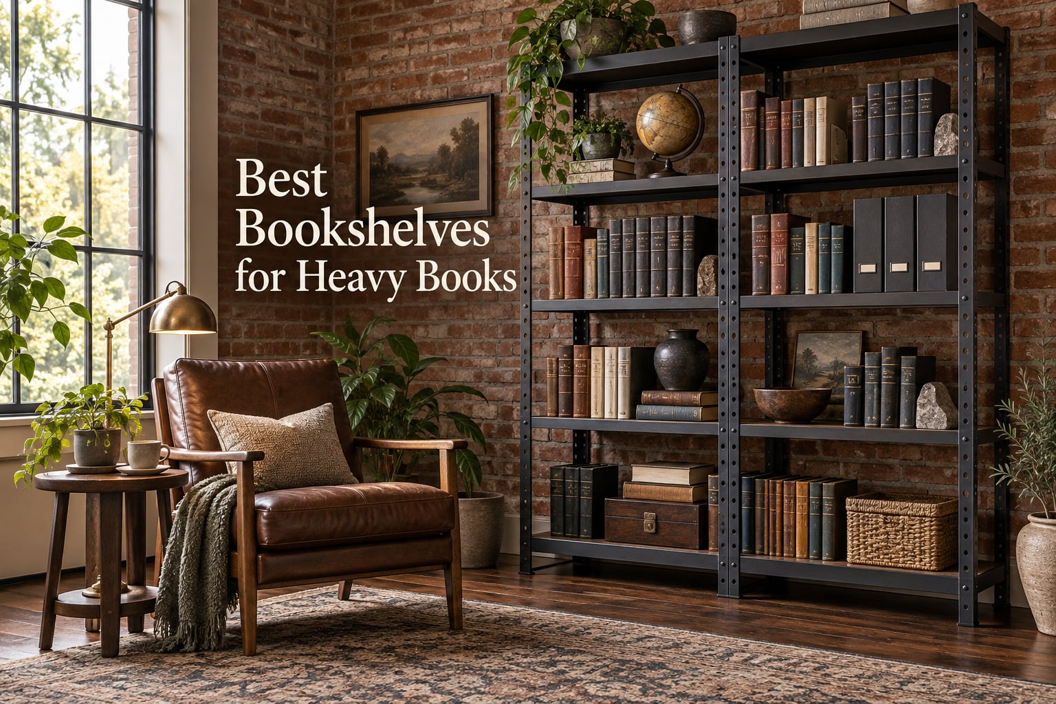 Best Bookshelves for Heavy Books