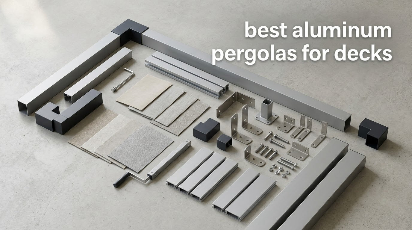 best aluminum pergolas for decks
