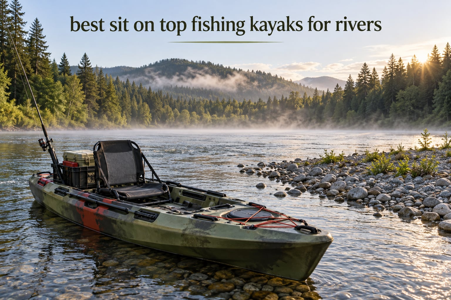 best sit on top fishing kayaks for rivers