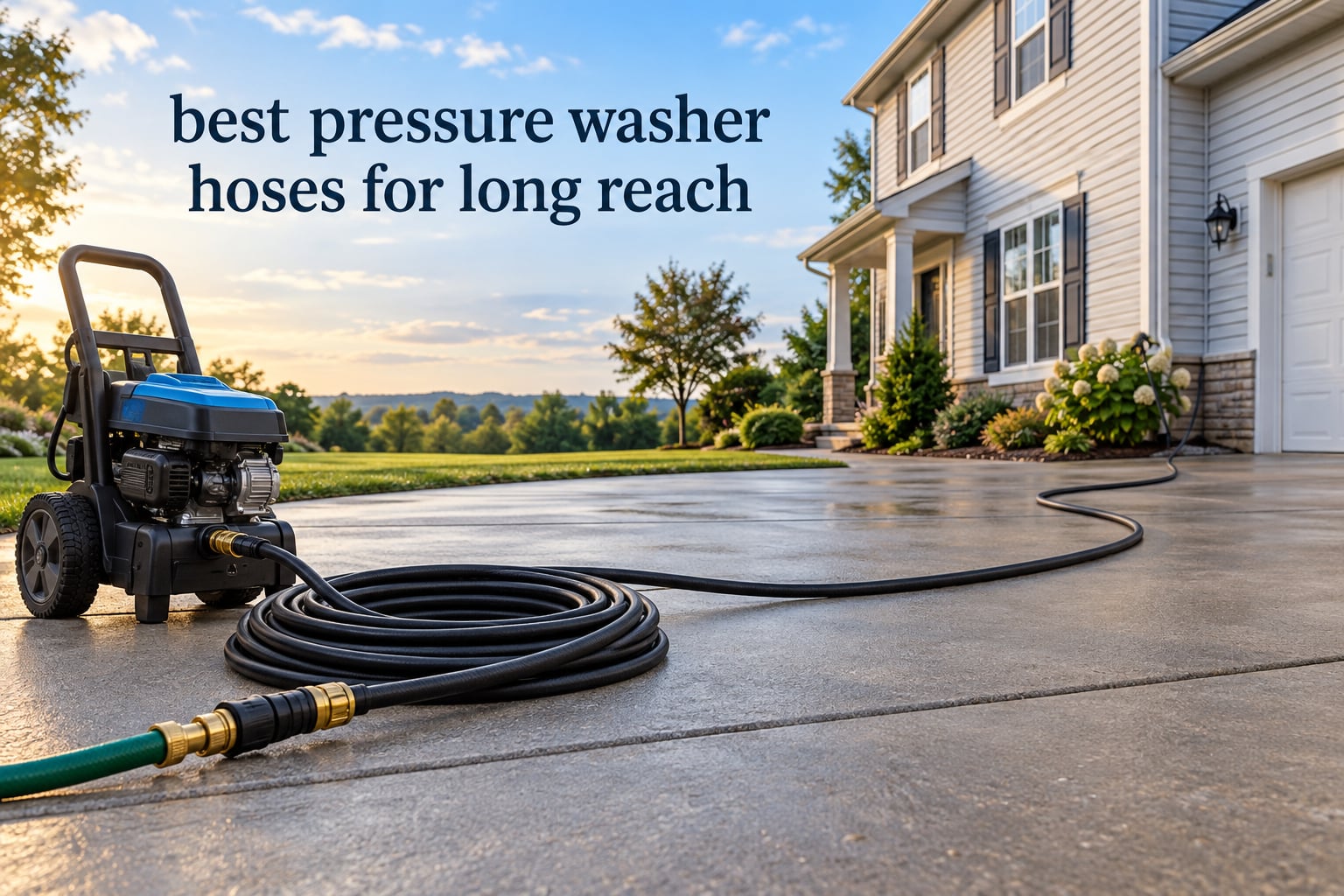 best pressure washer hoses for long reach
