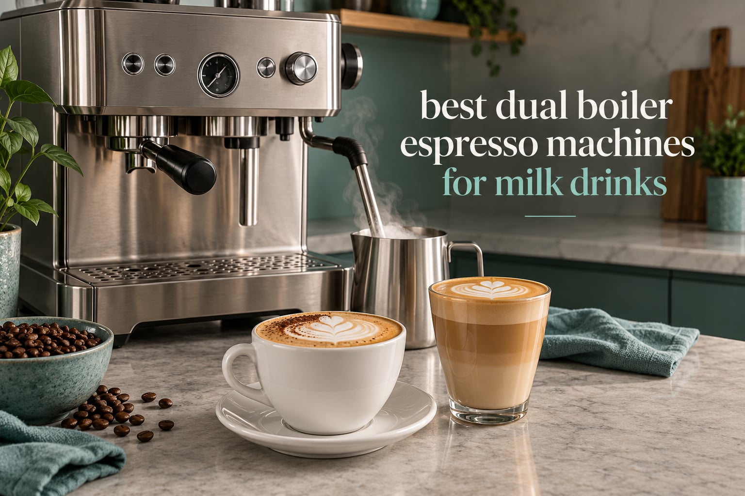 best dual boiler espresso machines for milk drinks