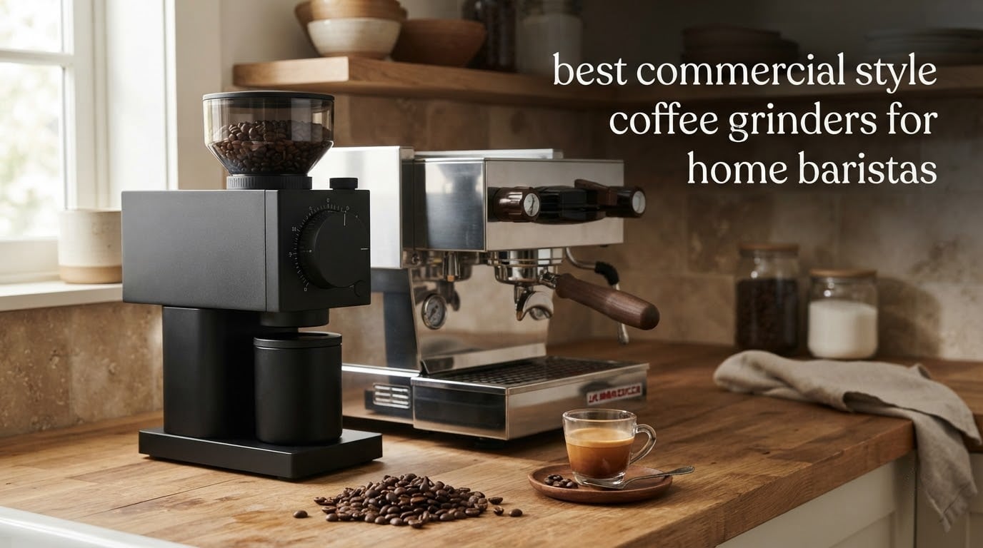 best commercial style coffee grinders for home baristas