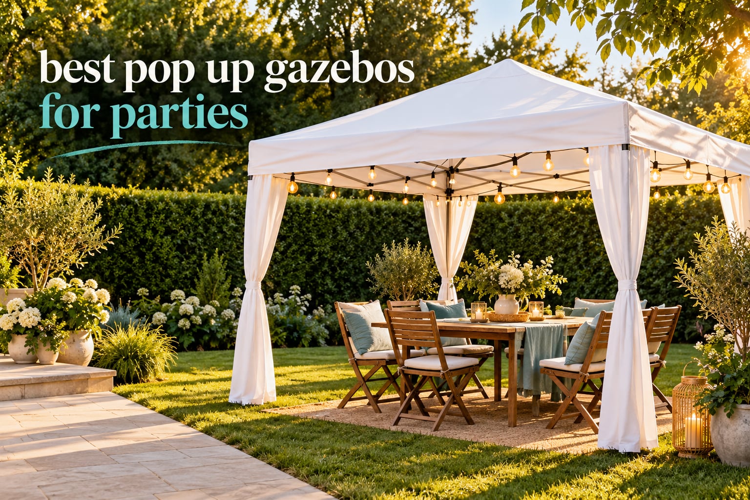 best pop up gazebos for parties