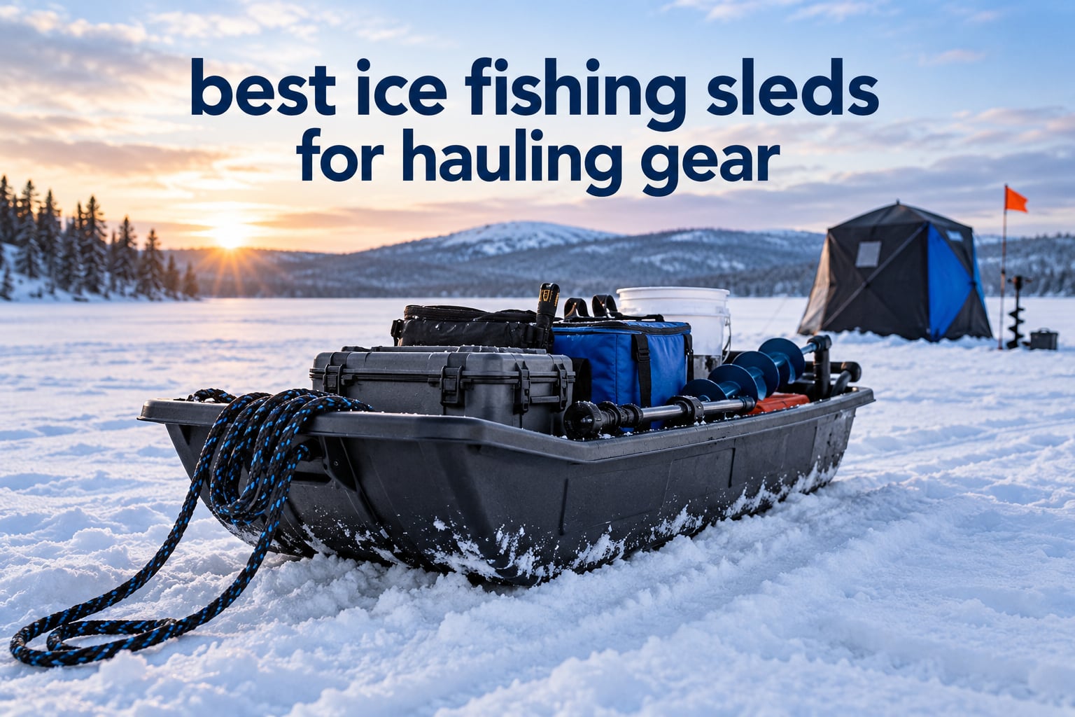 best ice fishing sleds for hauling gear