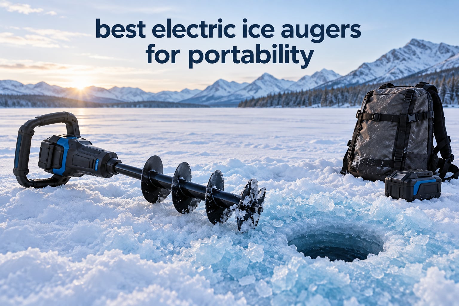 best electric ice augers for portability