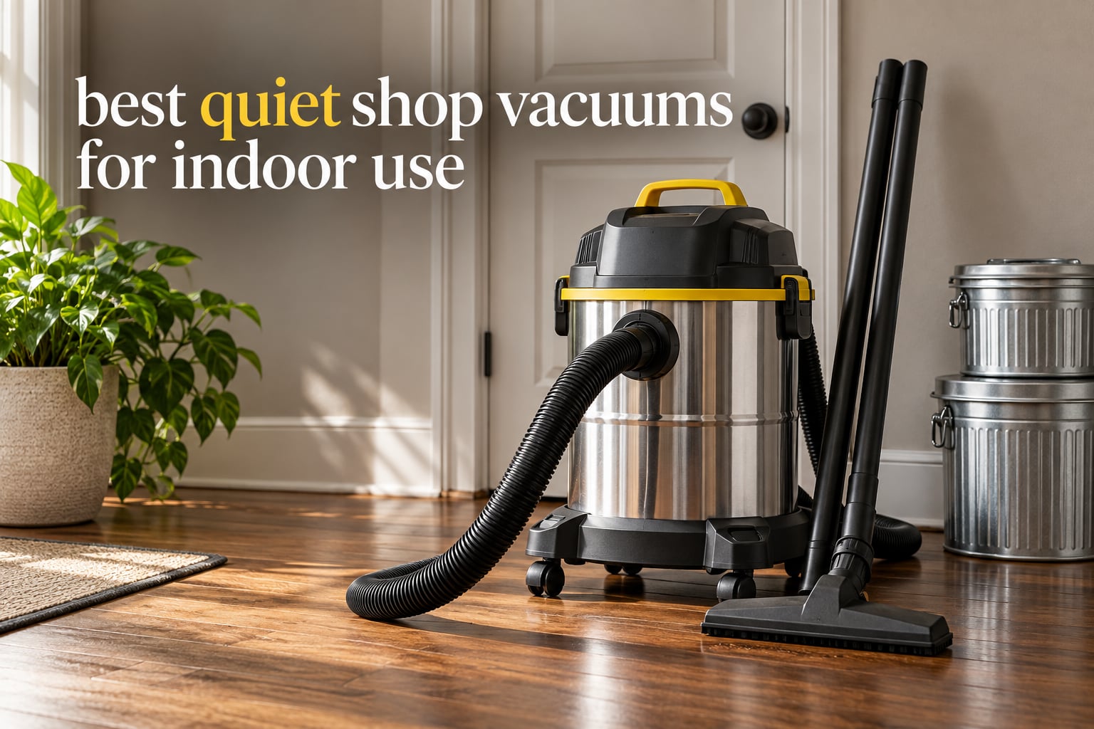 best quiet shop vacuums for indoor use
