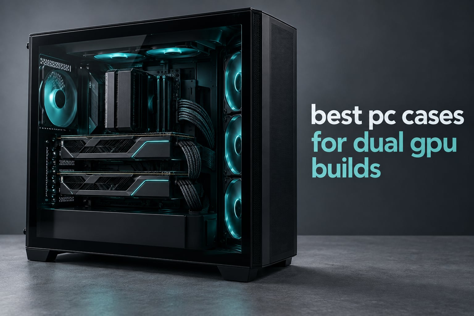 best pc cases for dual gpu builds
