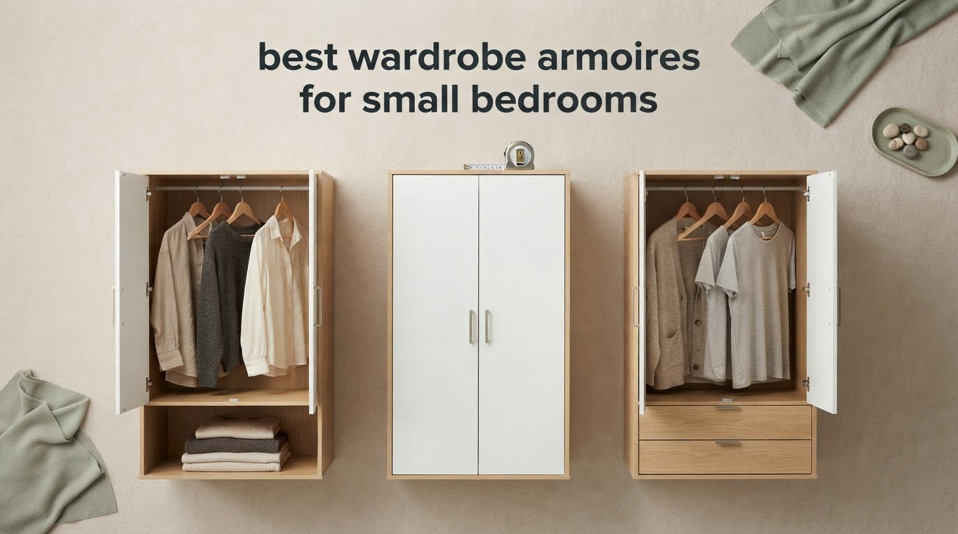 best wardrobe armoires for small bedrooms
