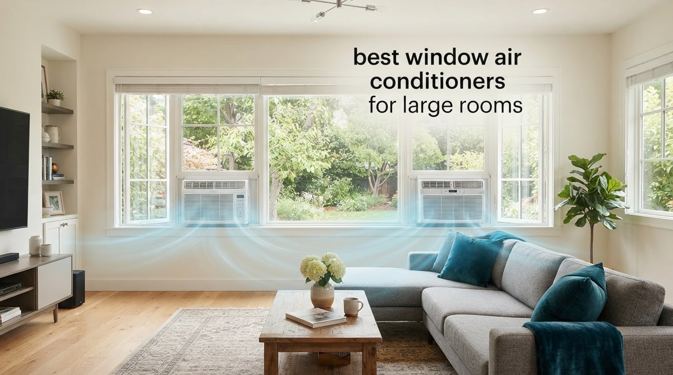best window air conditioners for large rooms