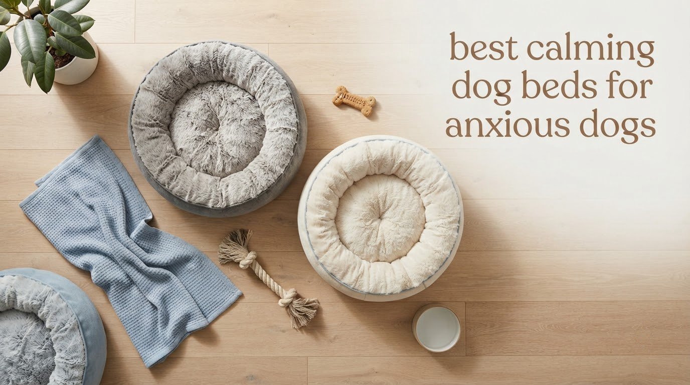 best calming dog beds for anxious dogs
