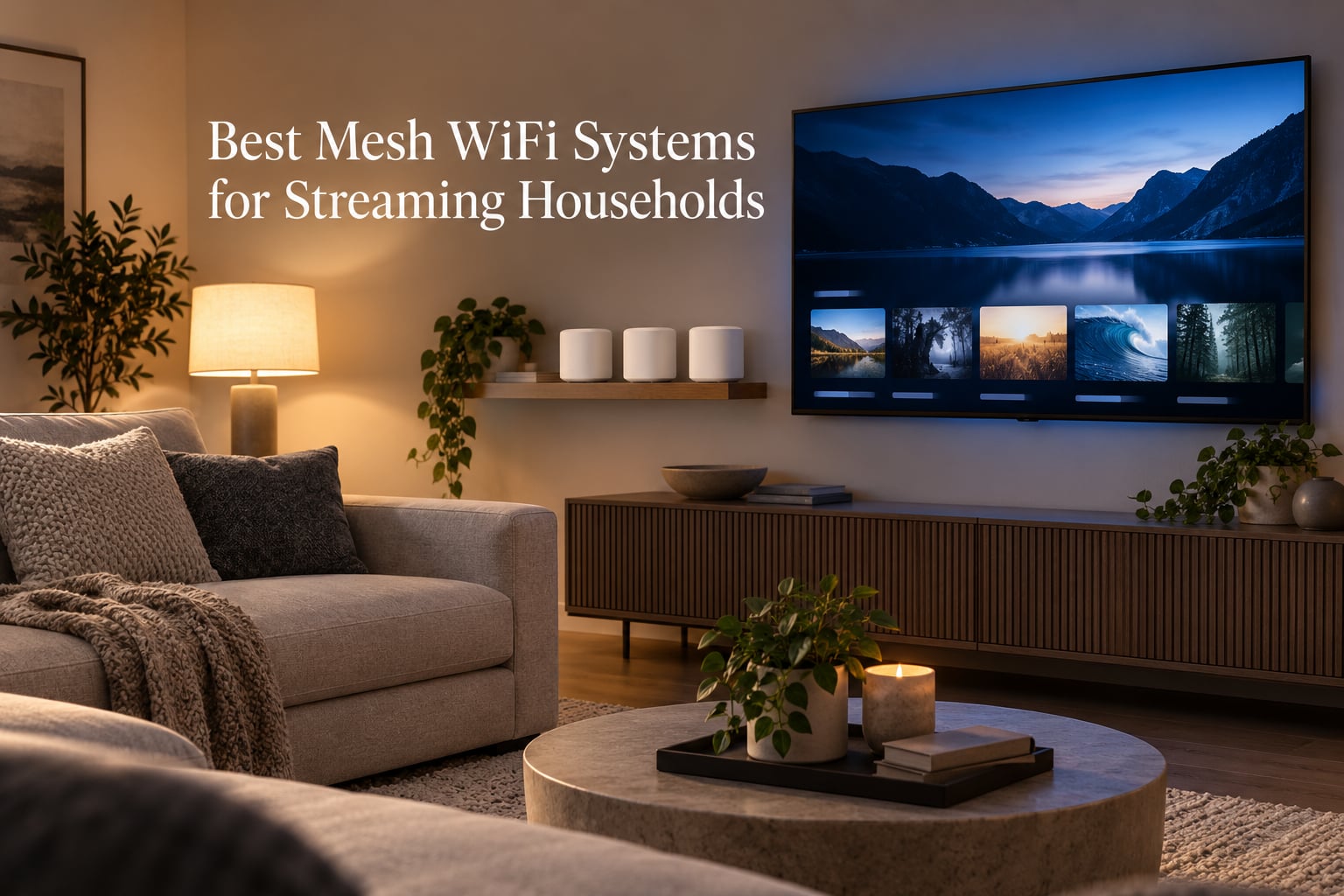 Best Mesh WiFi Systems for Streaming Households