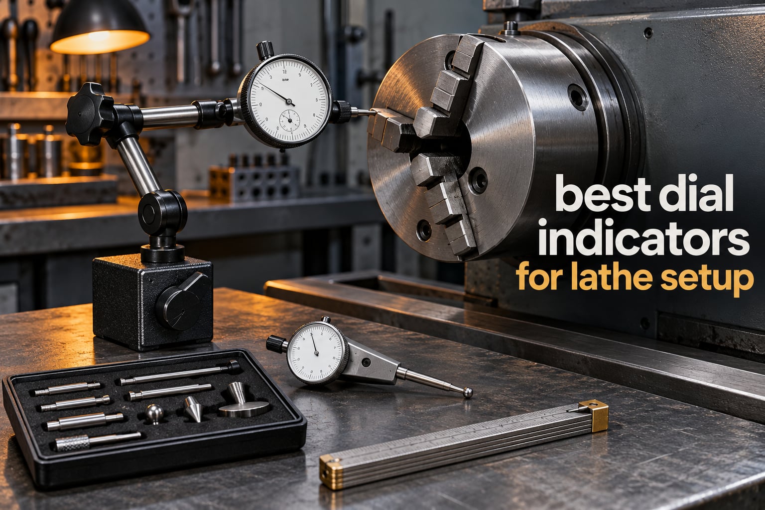 best dial indicators for lathe setup