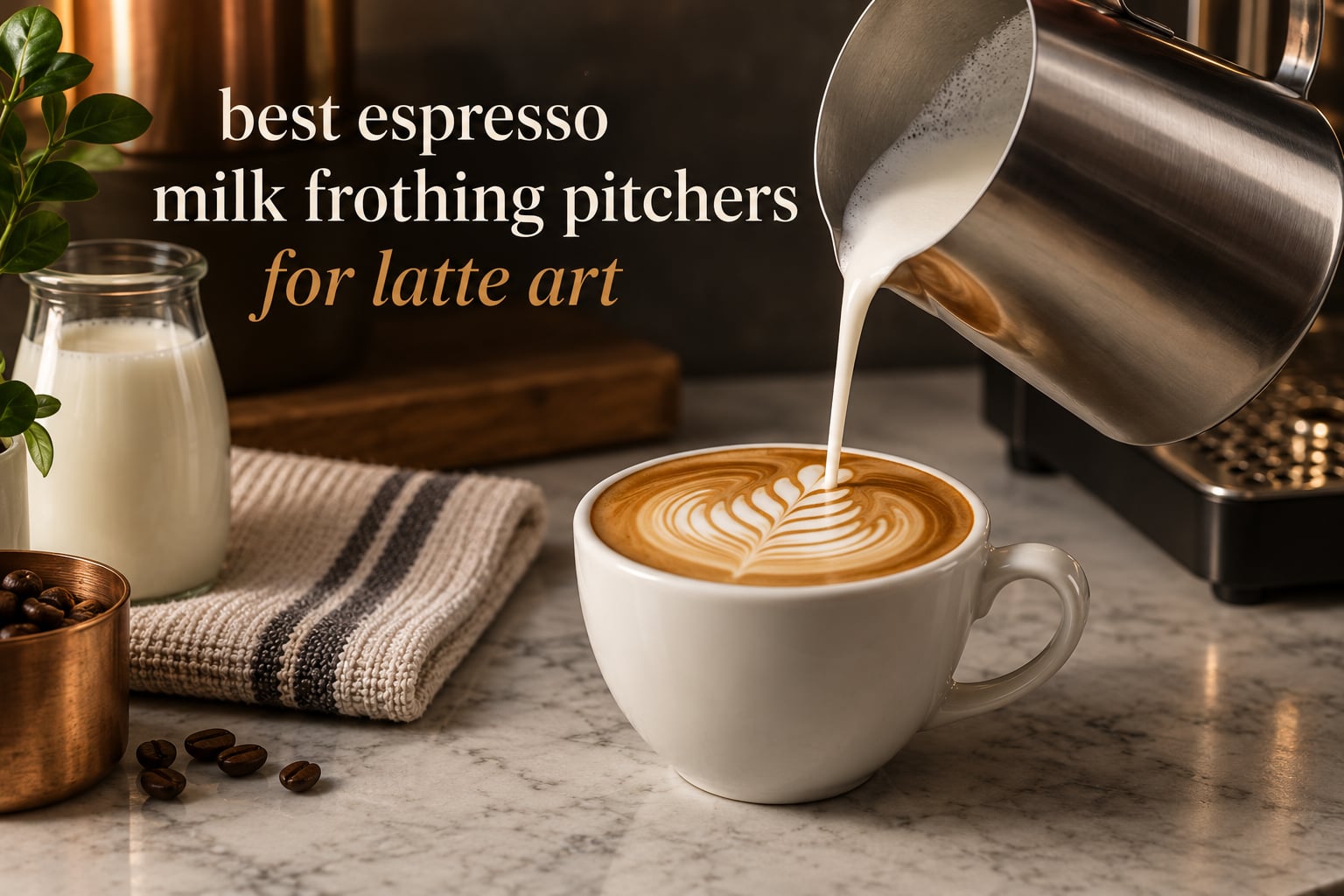 best espresso milk frothing pitchers for latte art