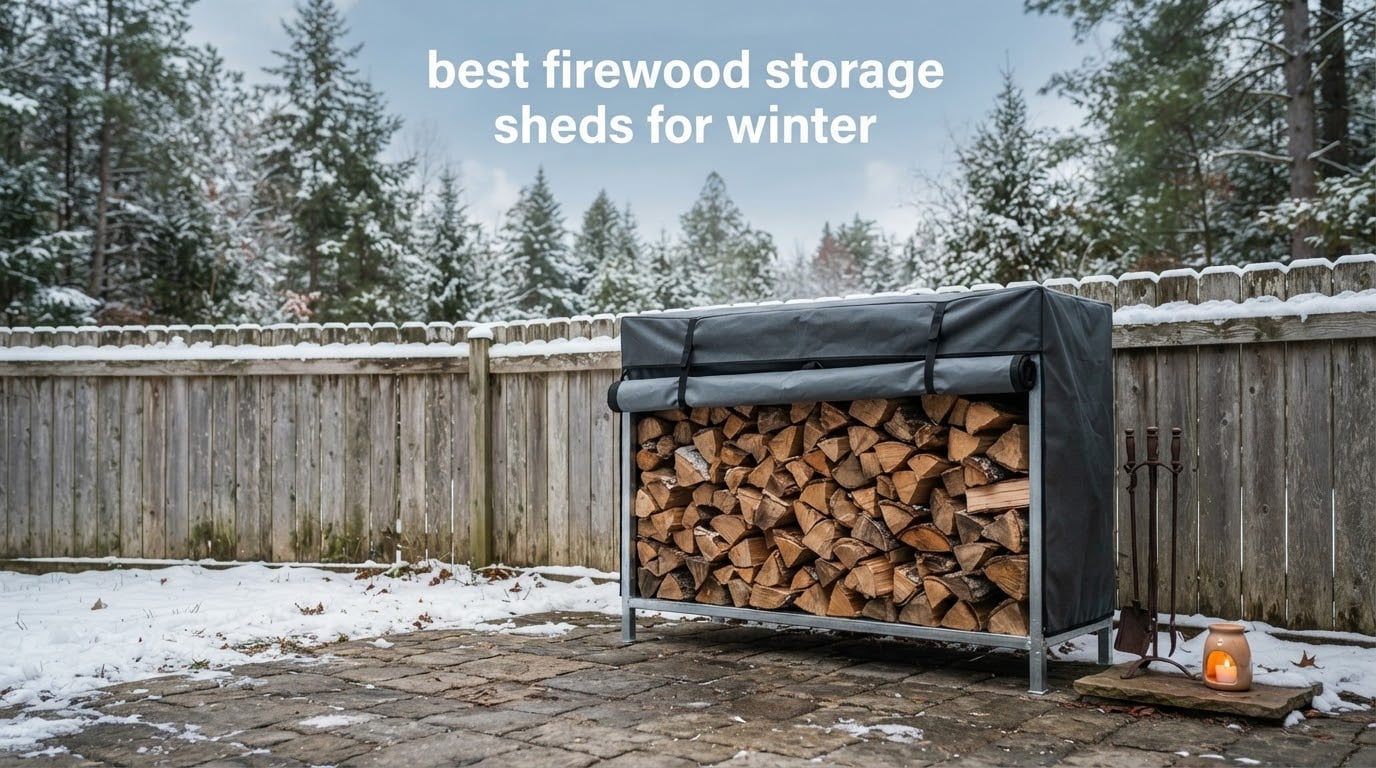 best firewood storage sheds for winter