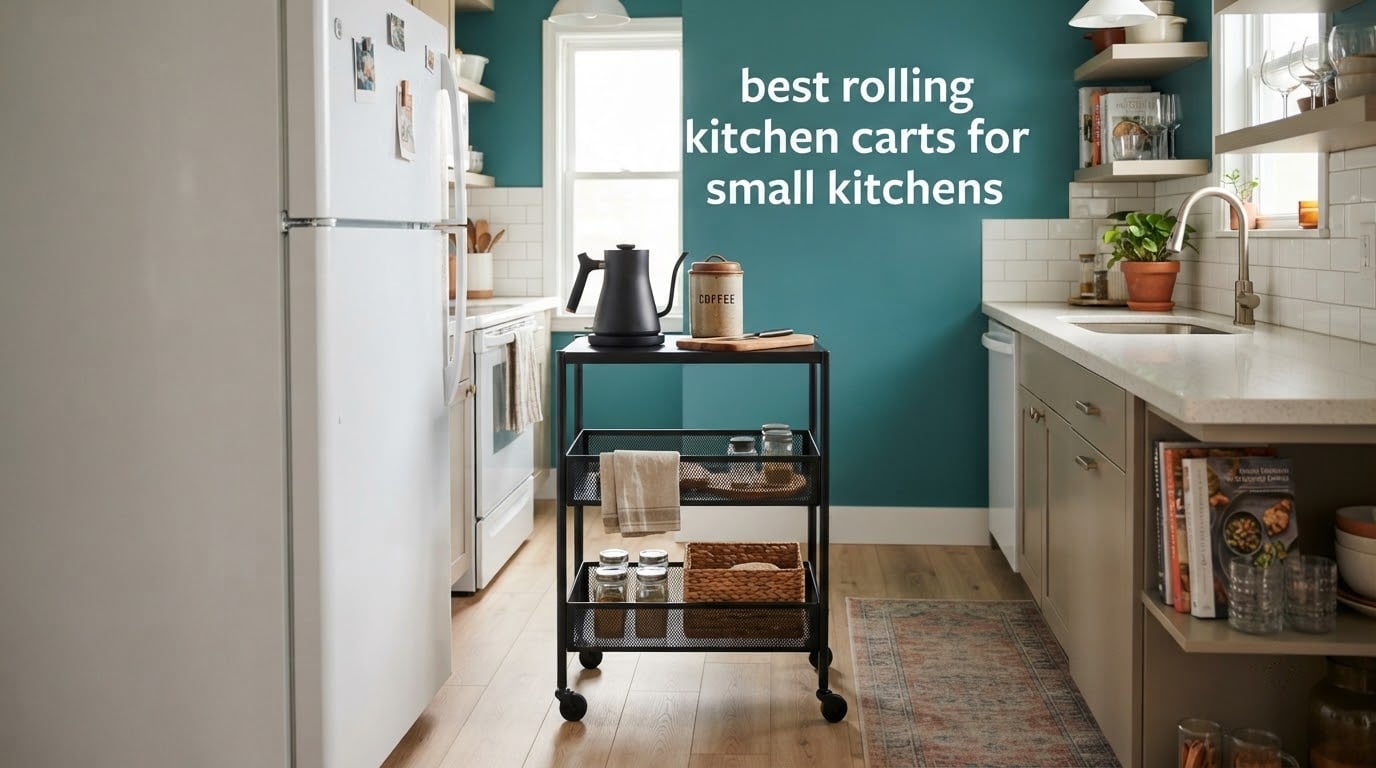 best rolling kitchen carts for small kitchens