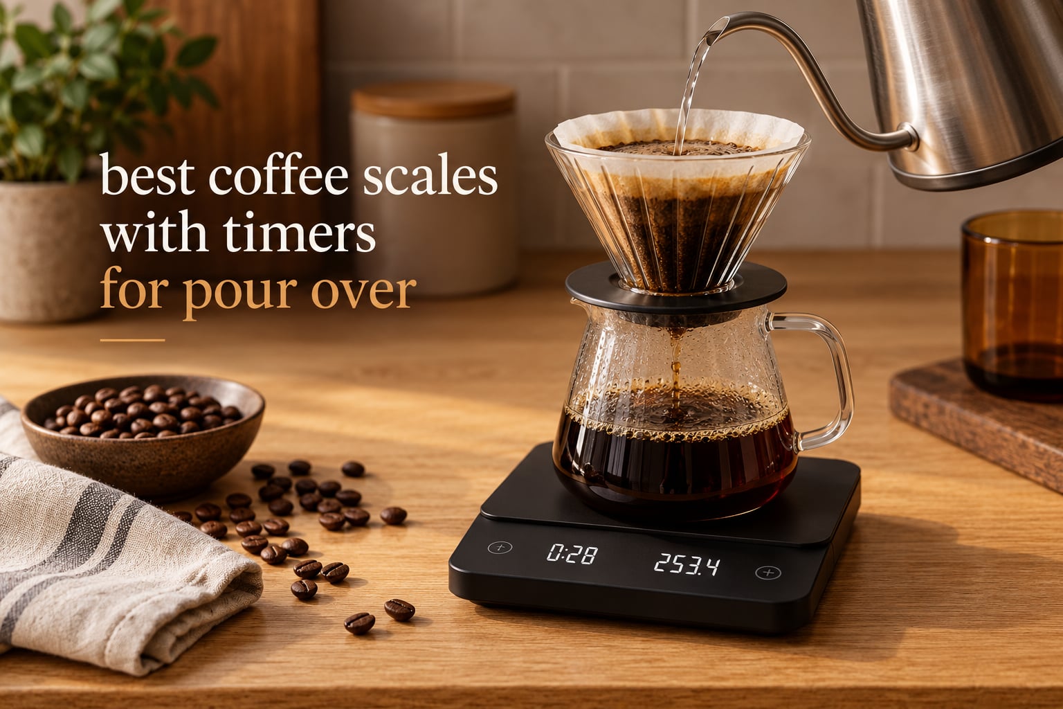 best coffee scales with timers for pour over