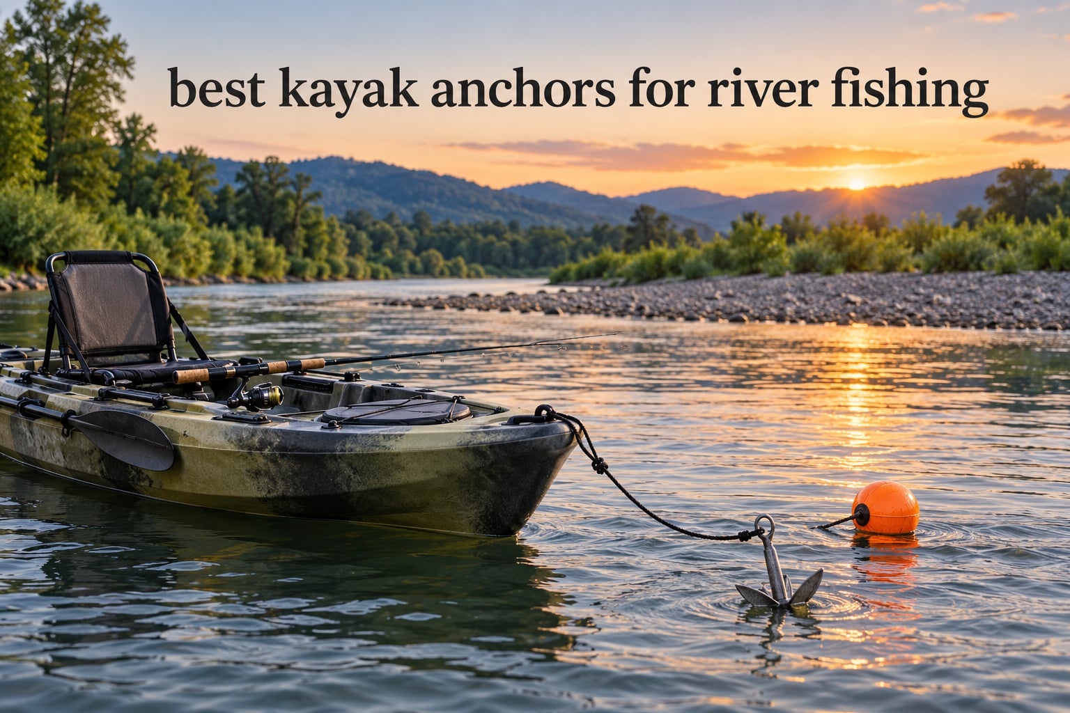 best kayak anchors for river fishing