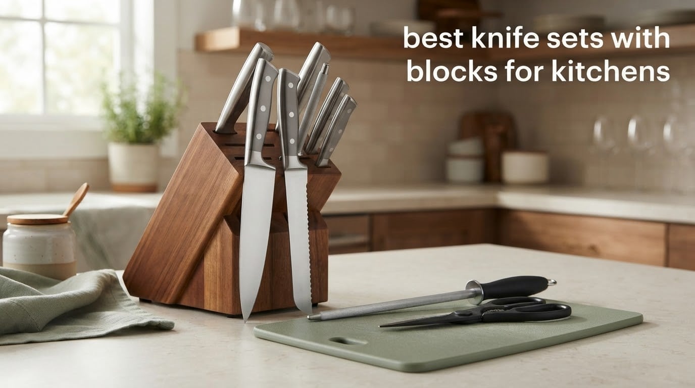 best knife sets with blocks for kitchens
