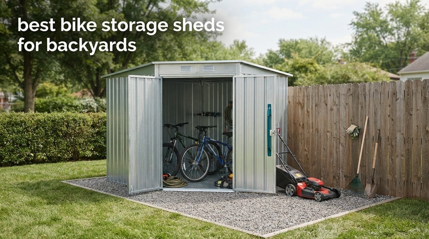 best bike storage sheds for backyards
