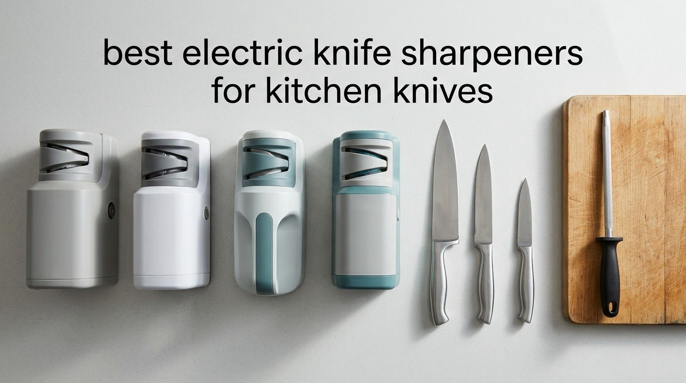 best electric knife sharpeners for kitchen knives