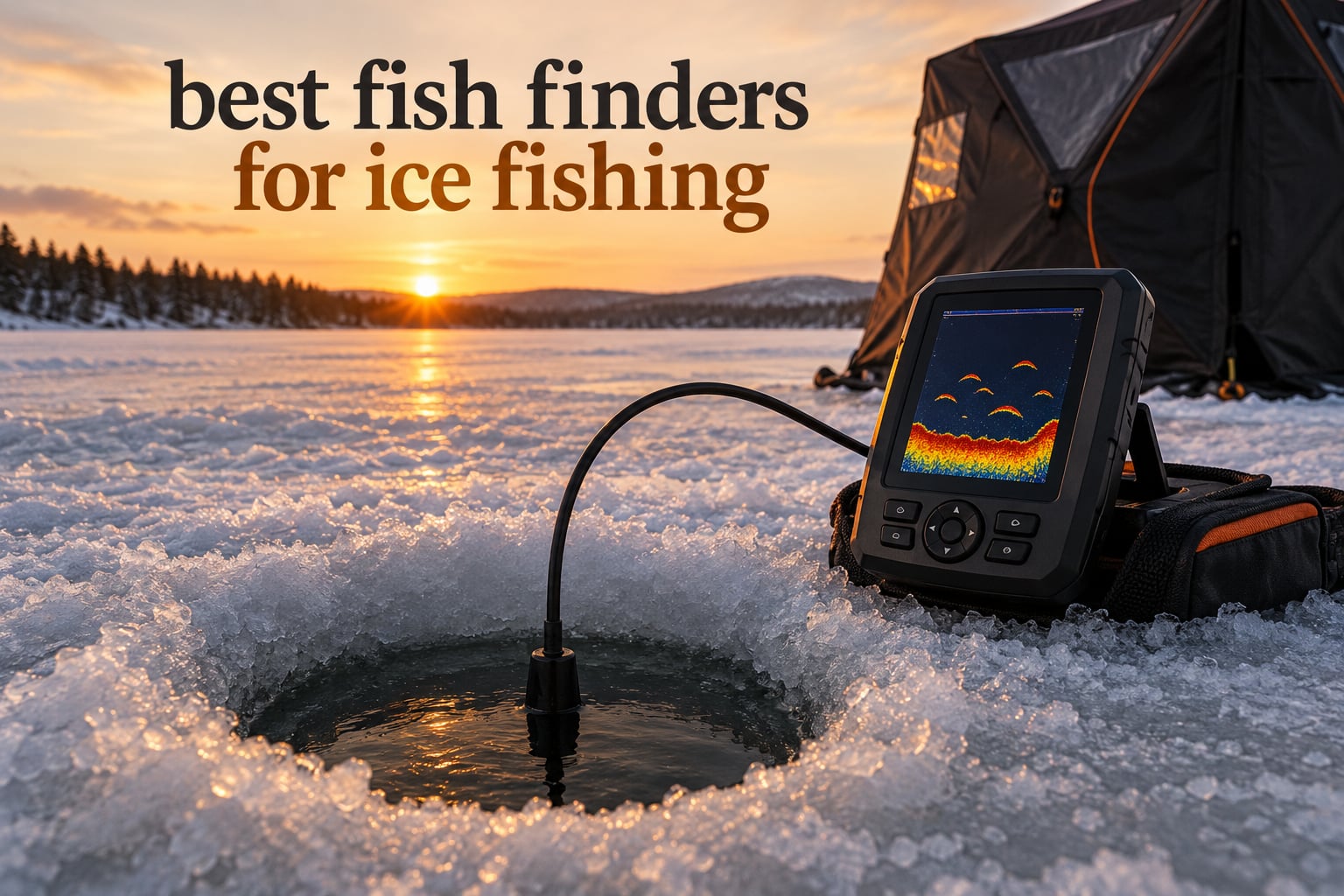 best fish finders for ice fishing