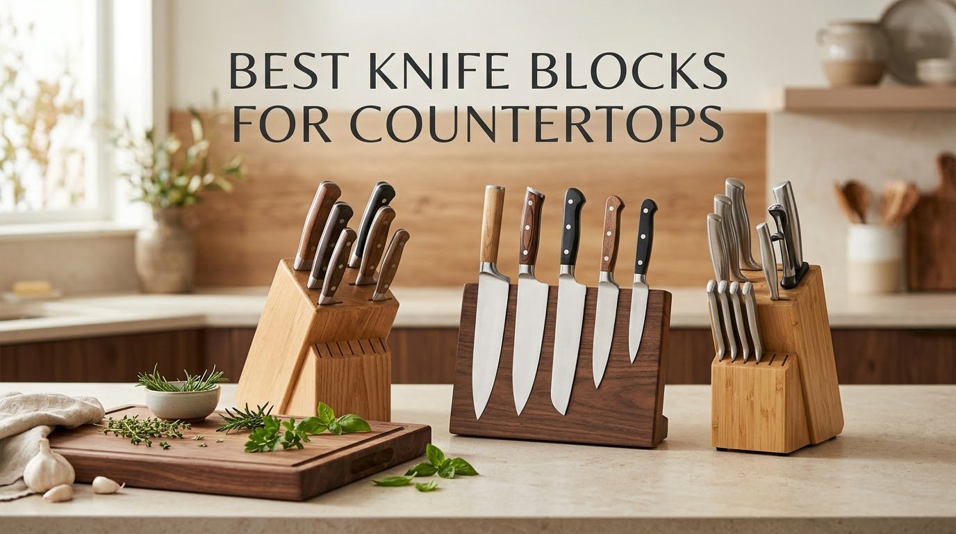 best knife blocks for countertops