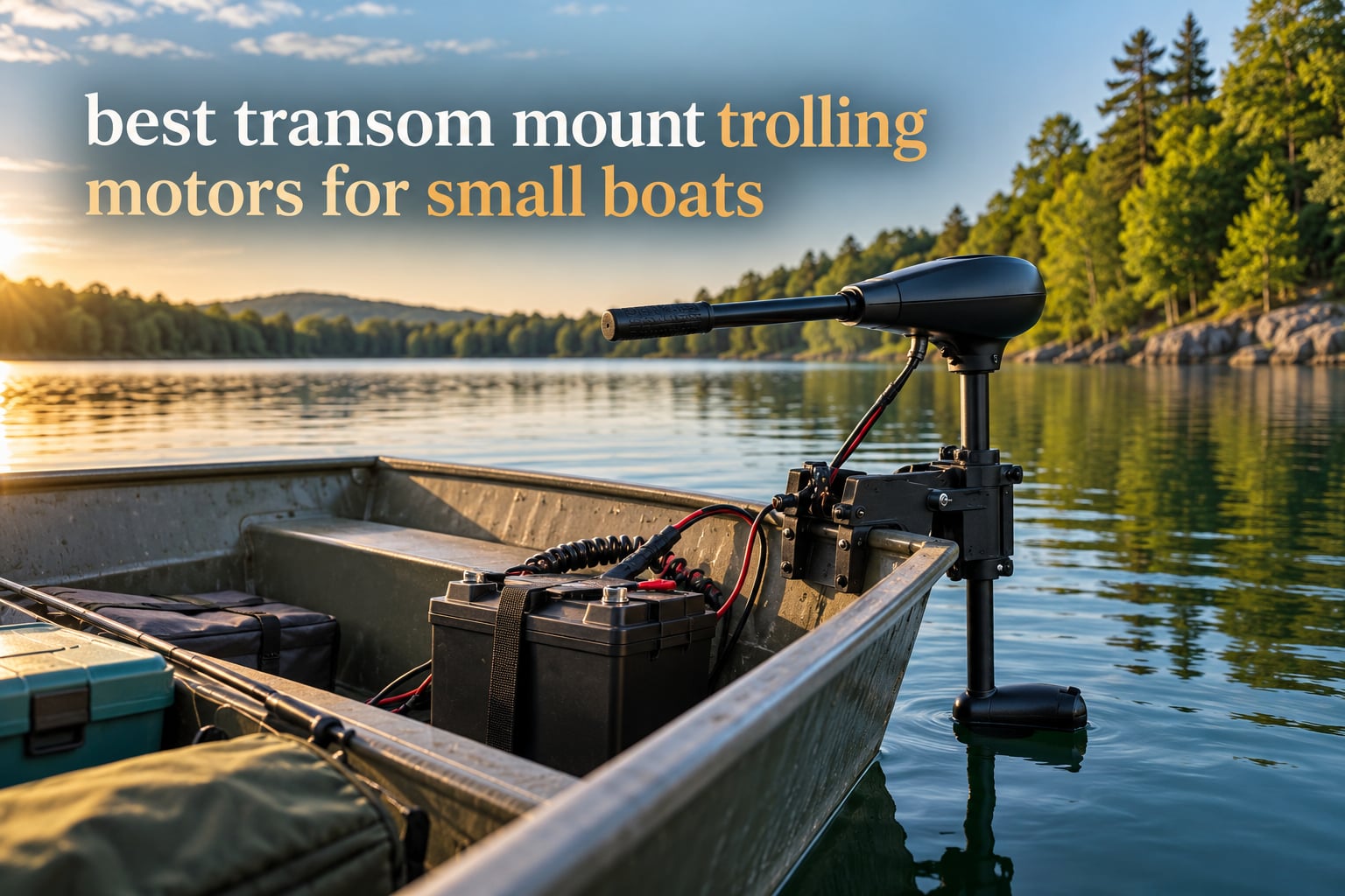 best transom mount trolling motors for small boats