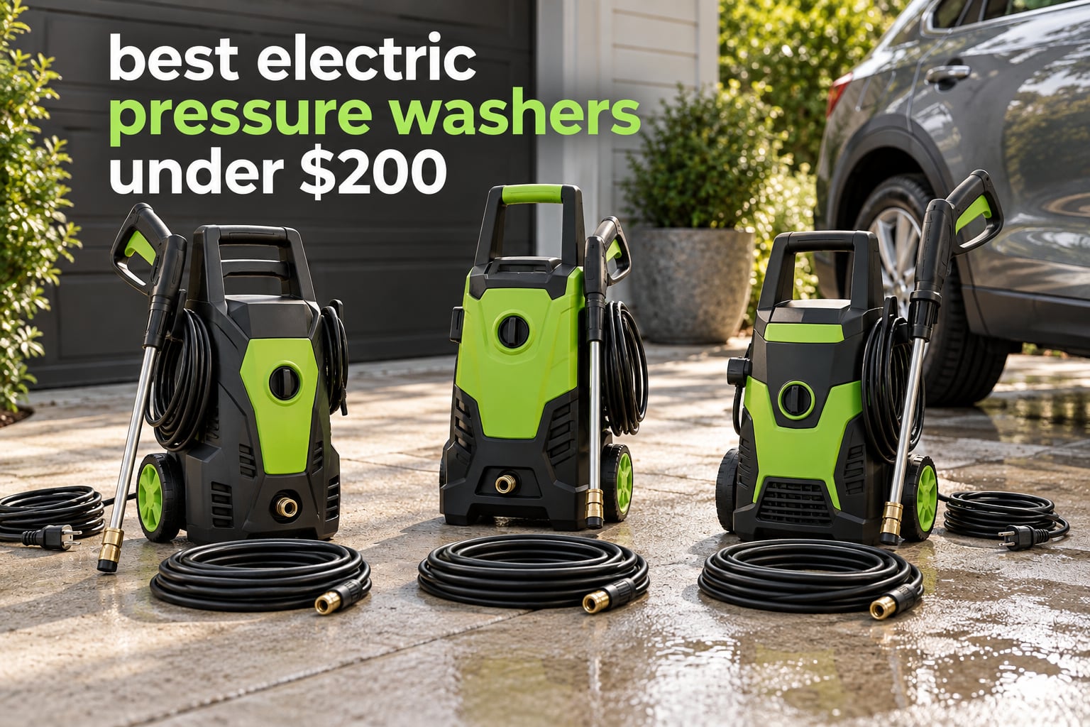 best electric pressure washers under $200