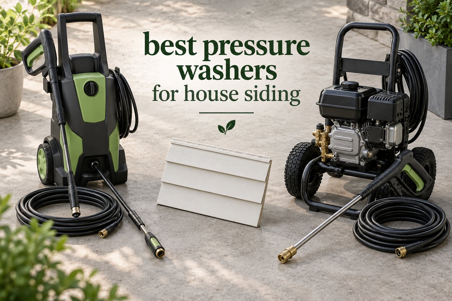 best pressure washers for house siding