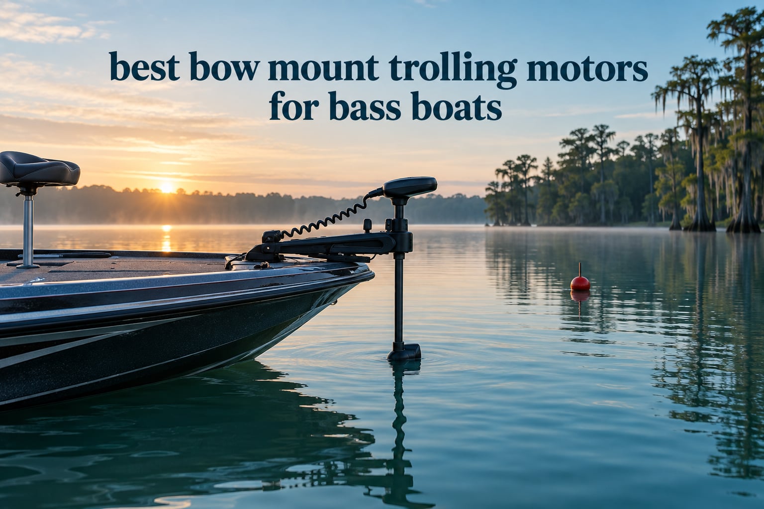 best bow mount trolling motors for bass boats