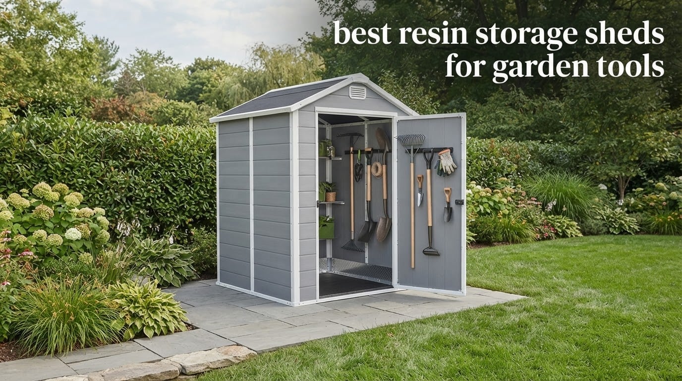 best resin storage sheds for garden tools