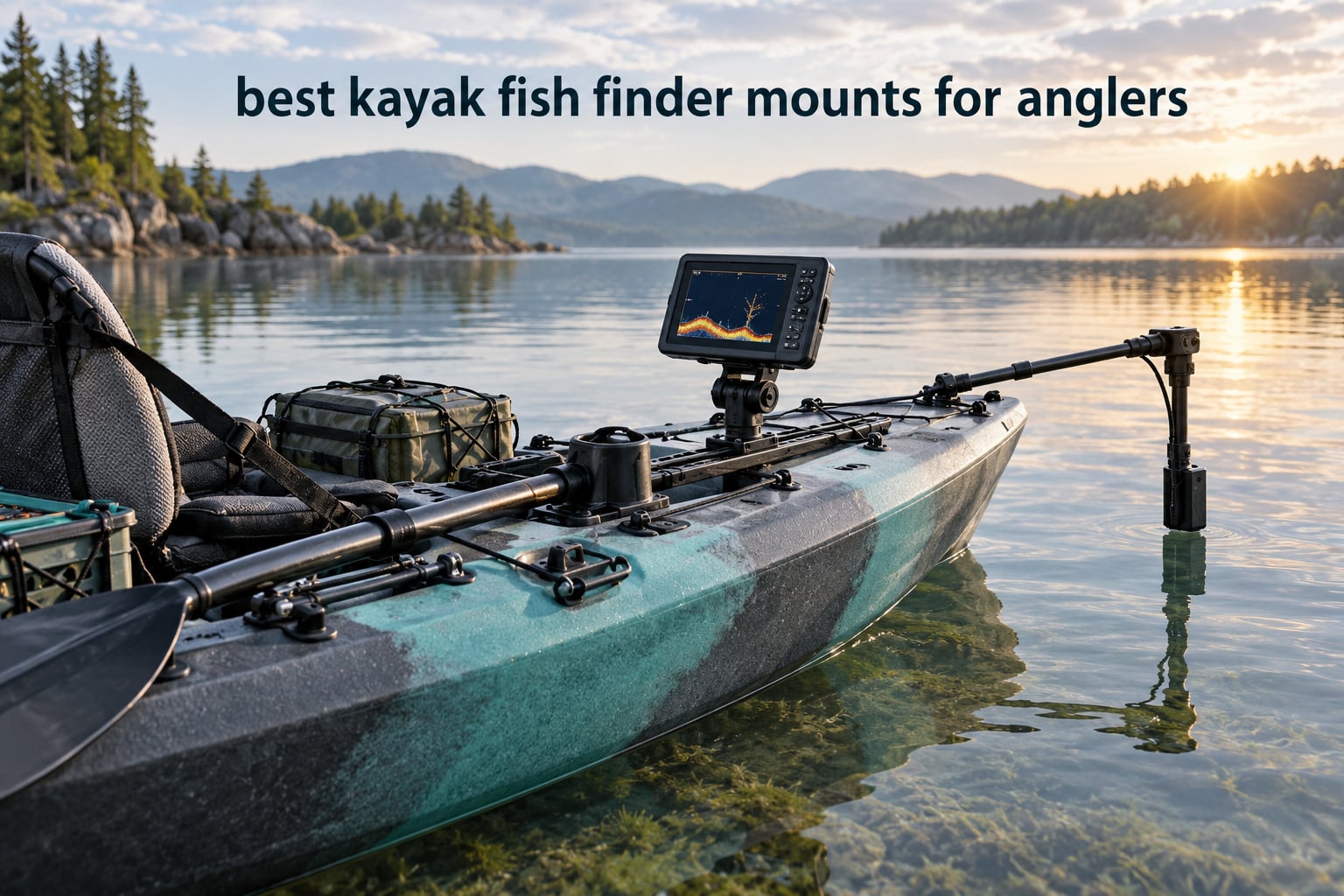 best kayak fish finder mounts for anglers