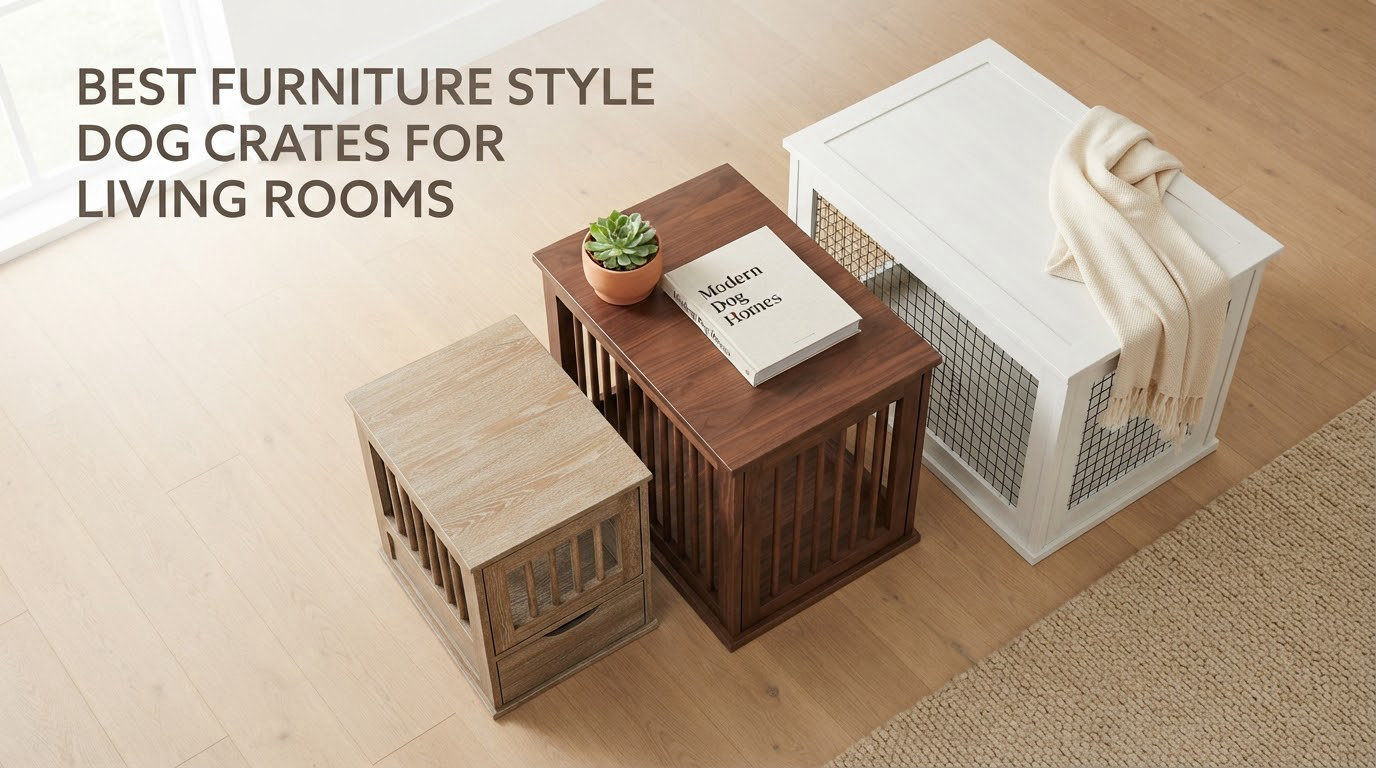 best furniture style dog crates for living rooms